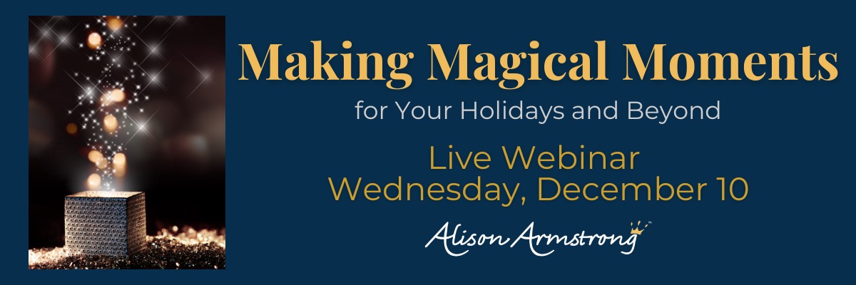 Making Magical Moments for your holidays and beyond, Live Webinar Wednesday, December 10