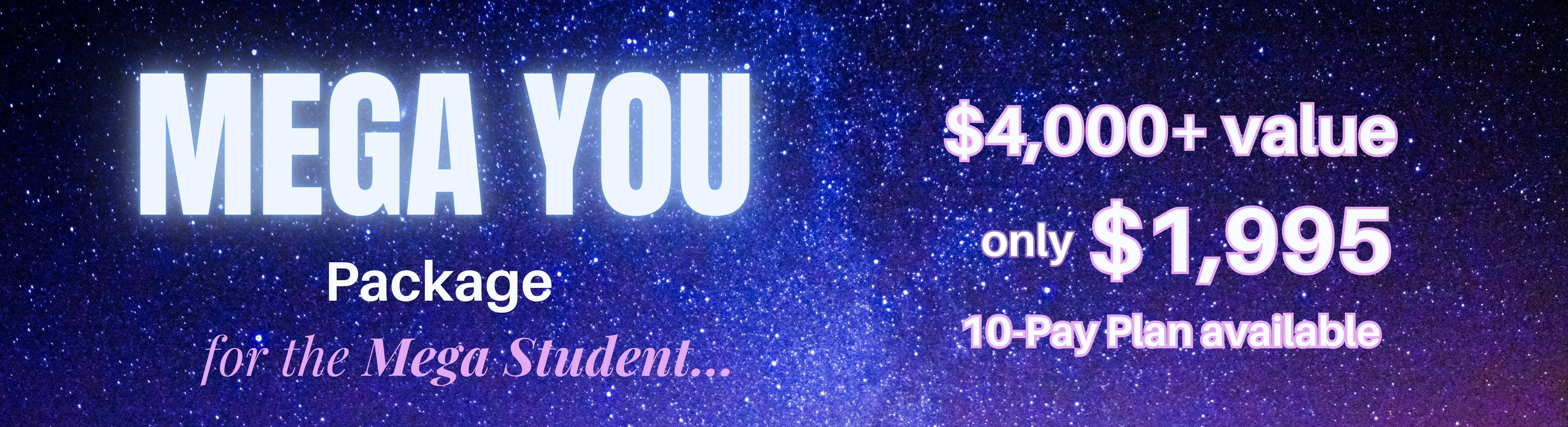 Mega You Package for the Mega Student